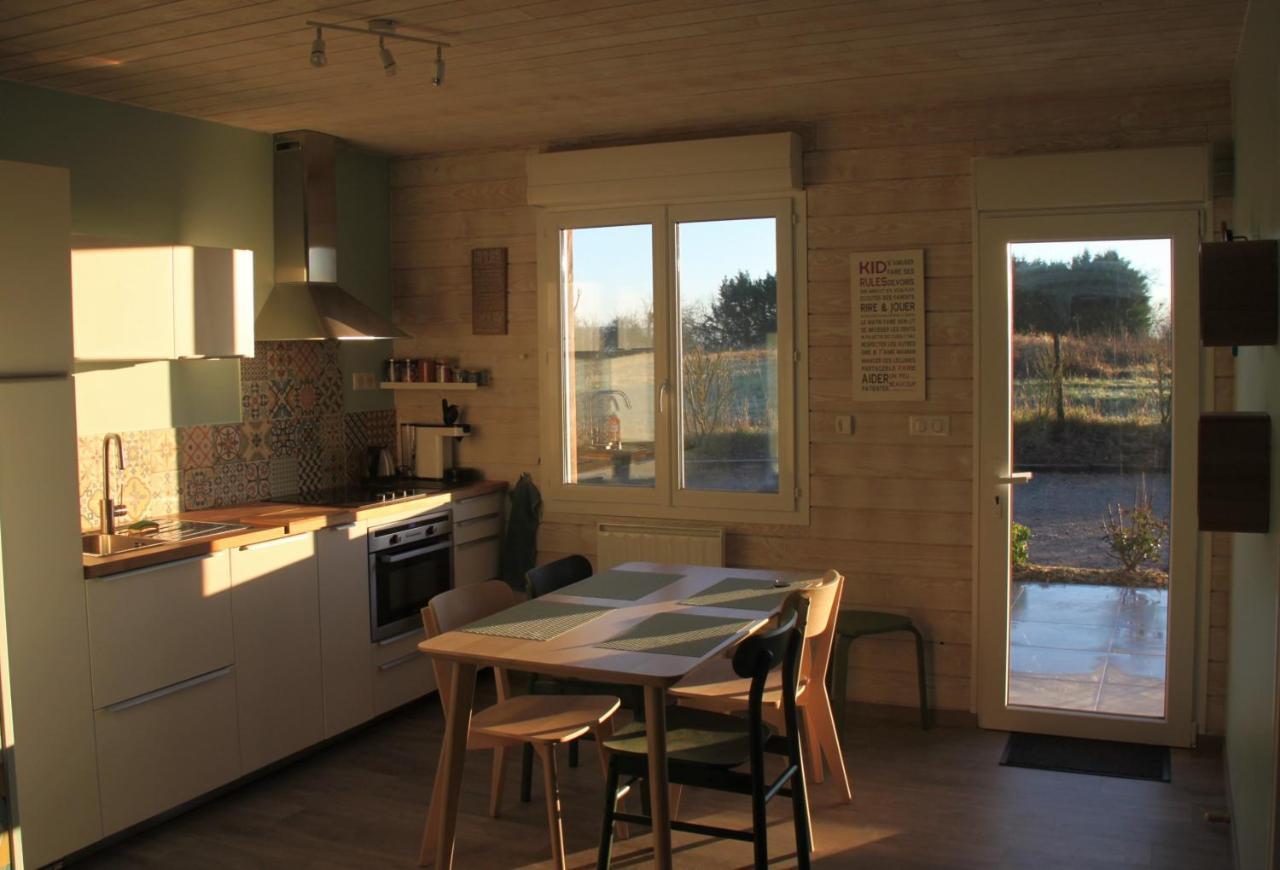 Gite De La Tuillere, Maison Contemporaine En Bois Avec Vue Et Piscine Saint-Aulaire Exterior photo
